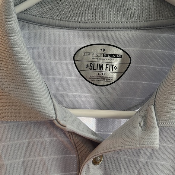 Men’s Grand Slam Polo - Size L Slim Fit - Picture 2 of 2